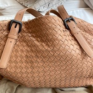 A shape tote intrechiatto Napa Large